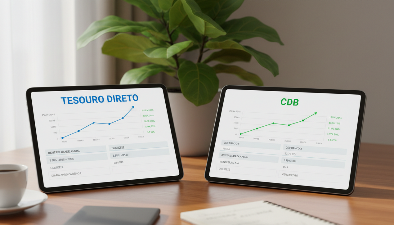tesouro direto CDB comparação - imagem 1