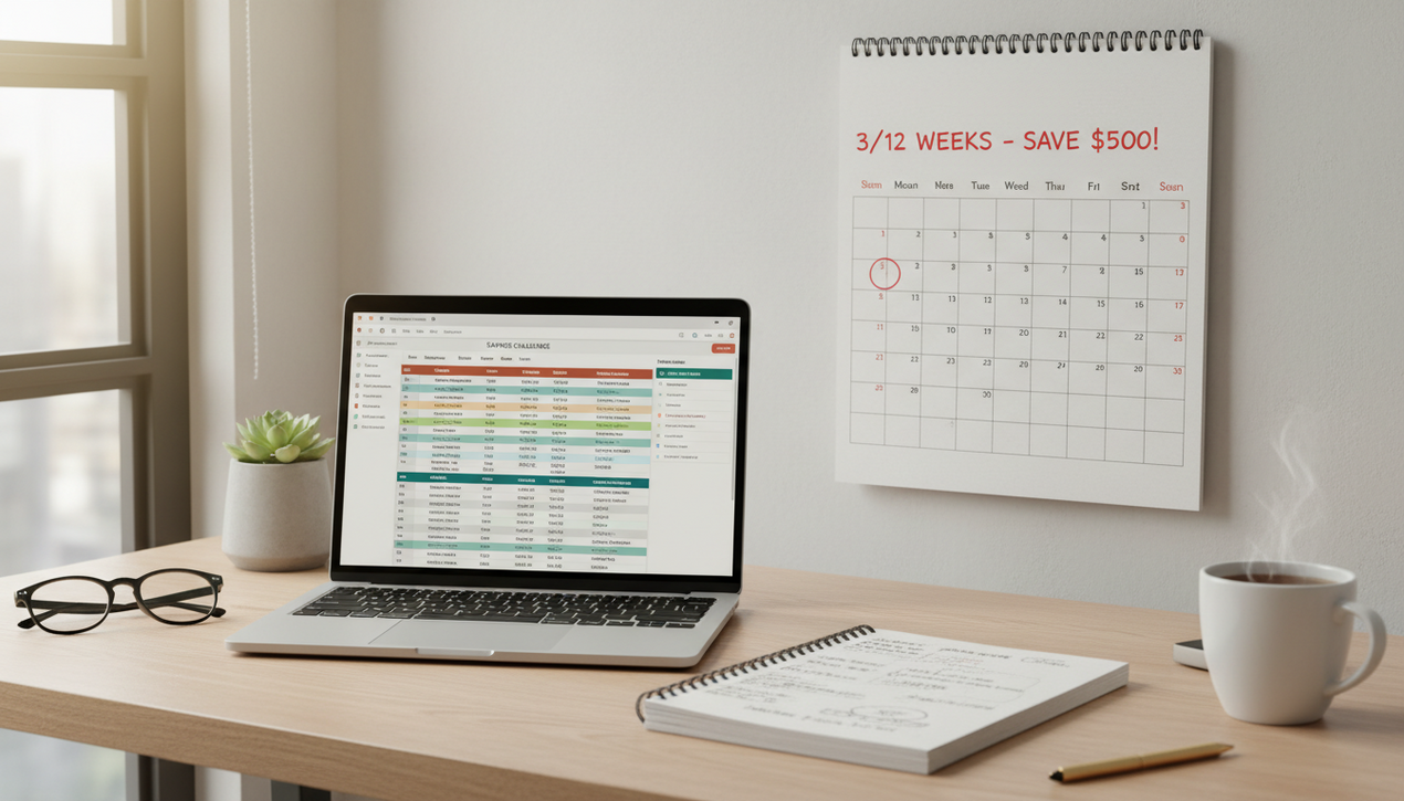 Desafio 52 Semanas Poupando: Como Economizar R$ 6.890 no Ano